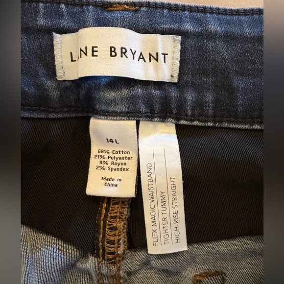 Lane Bryant Dark Blue High-Rise Jeans - Picture 2 of 8